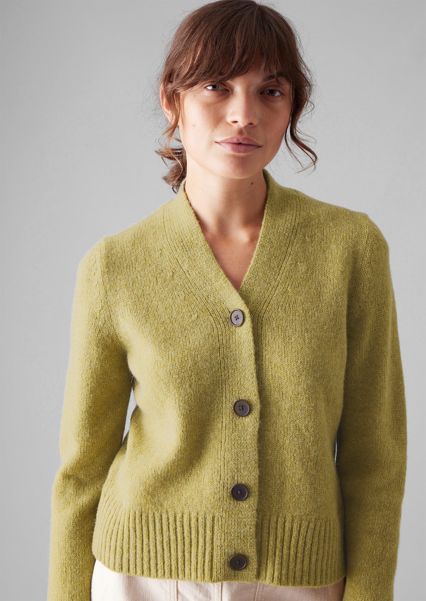Cardigan in lana con scollo a V Kaia | Verbena