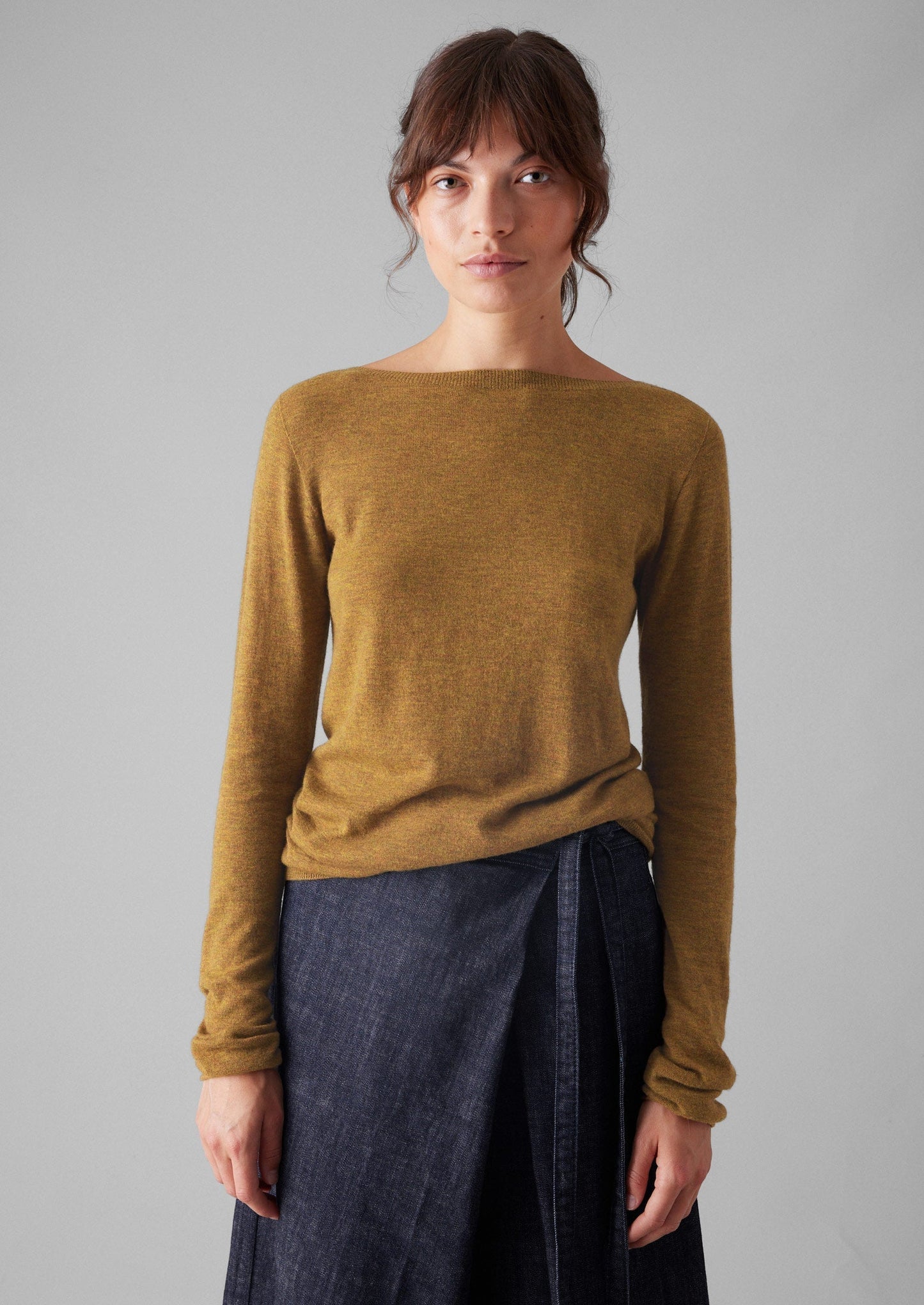 Maglione in lana fine e cashmere | Curcuma