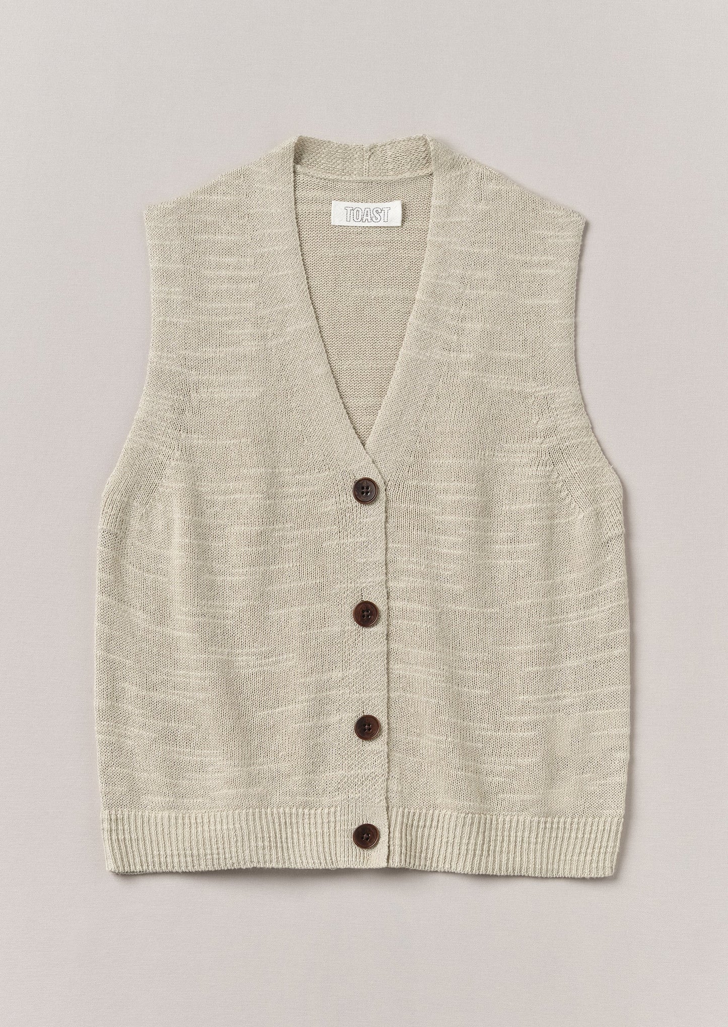 Canotta in maglia di lino e cotone pregiato | Pergamena