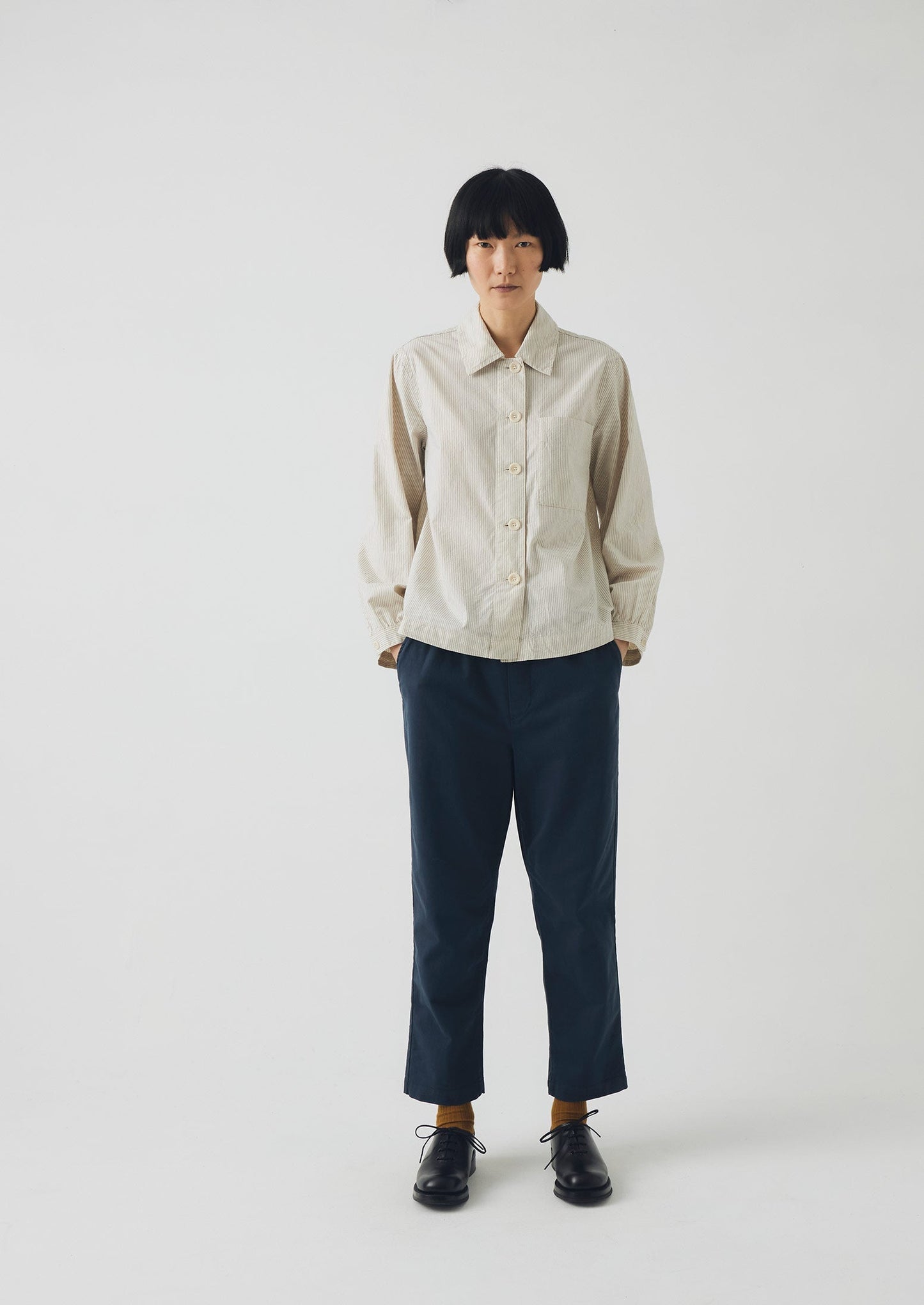 Pantaloni Gabi in cotone | Blu tempesta