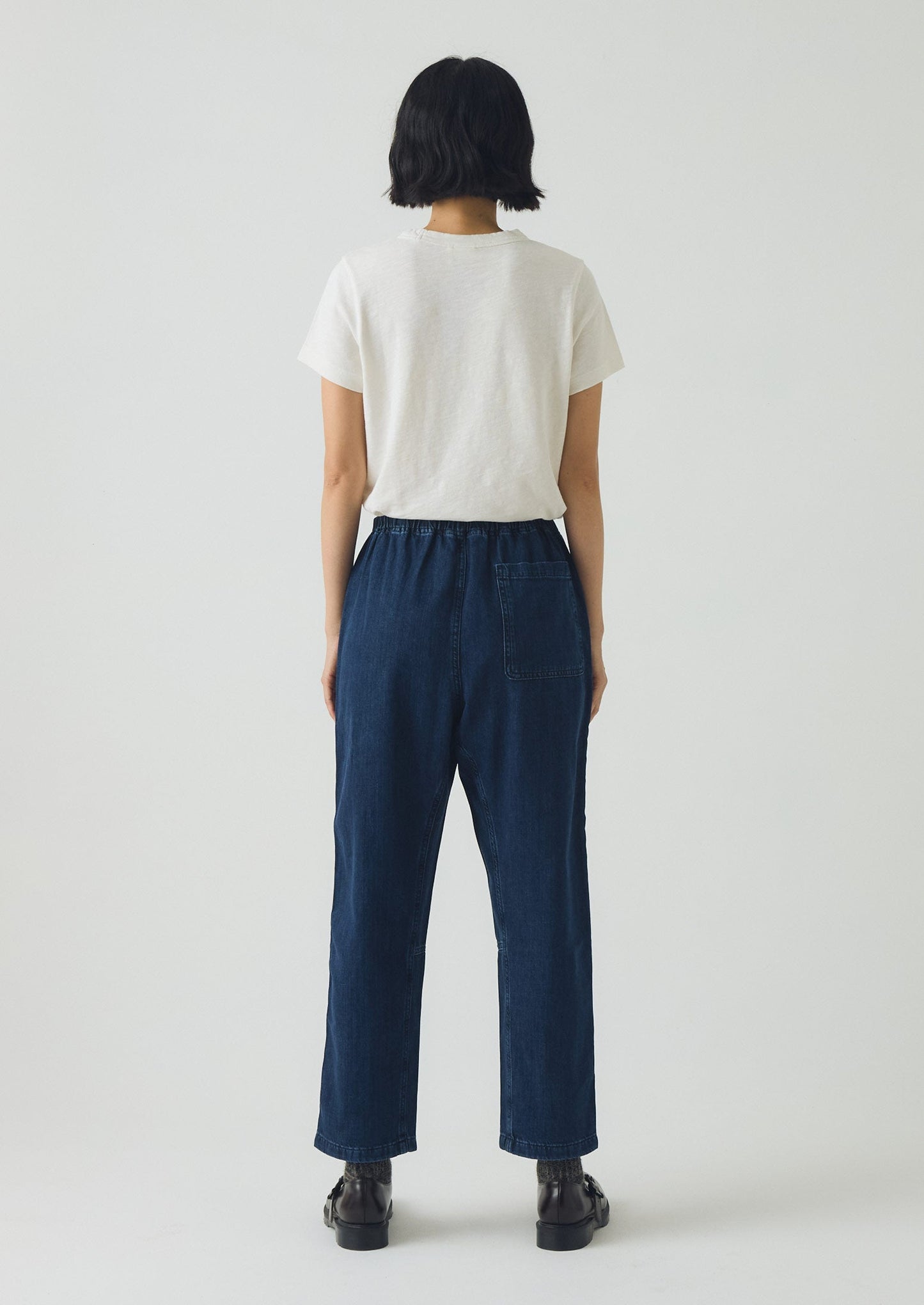 Pantaloni in denim con pannelli Suki | Indaco