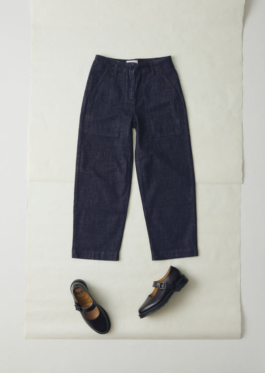 Pantaloni da lavoro in denim indaco | Indaco