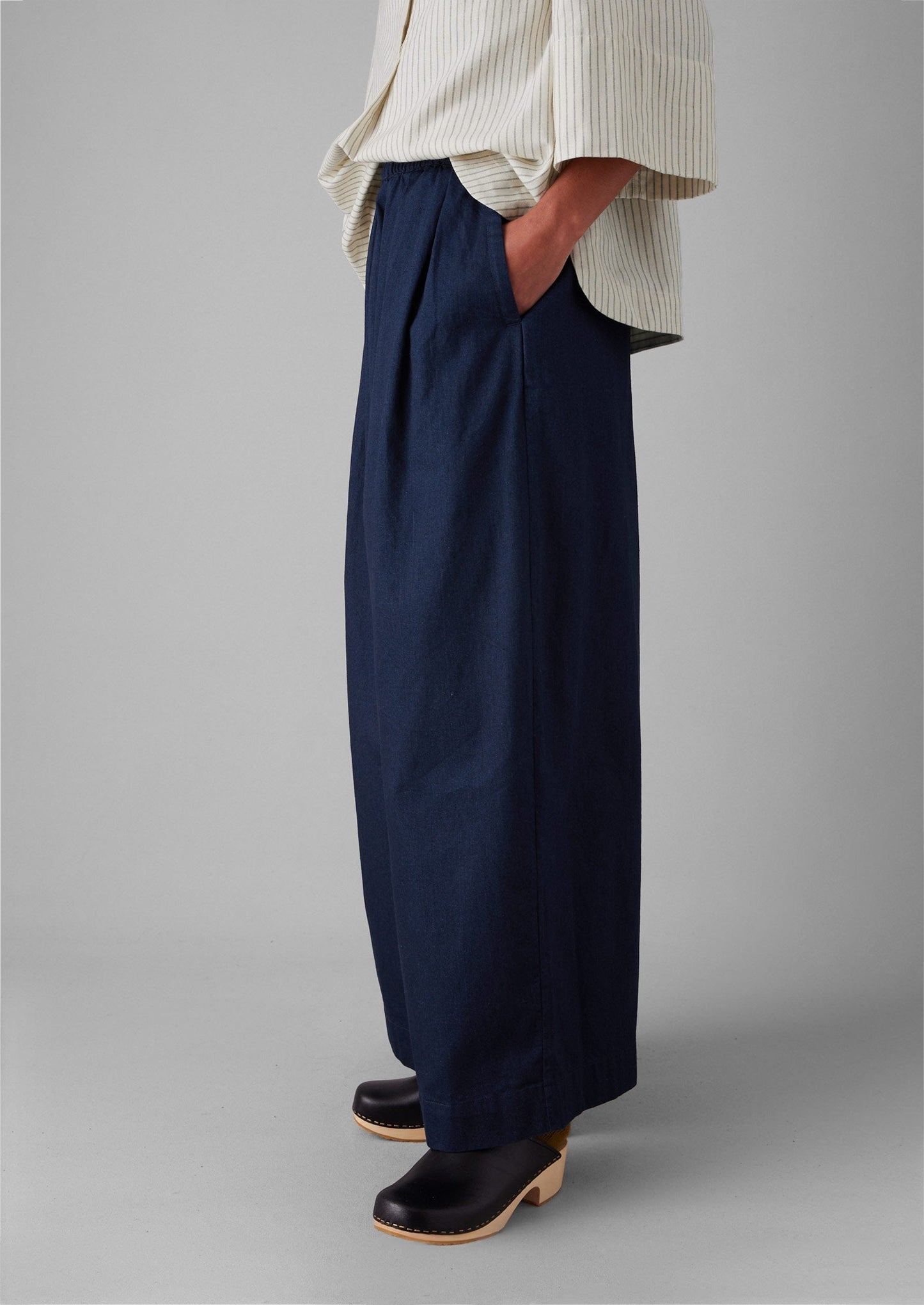 Pantaloni in twill | Indaco