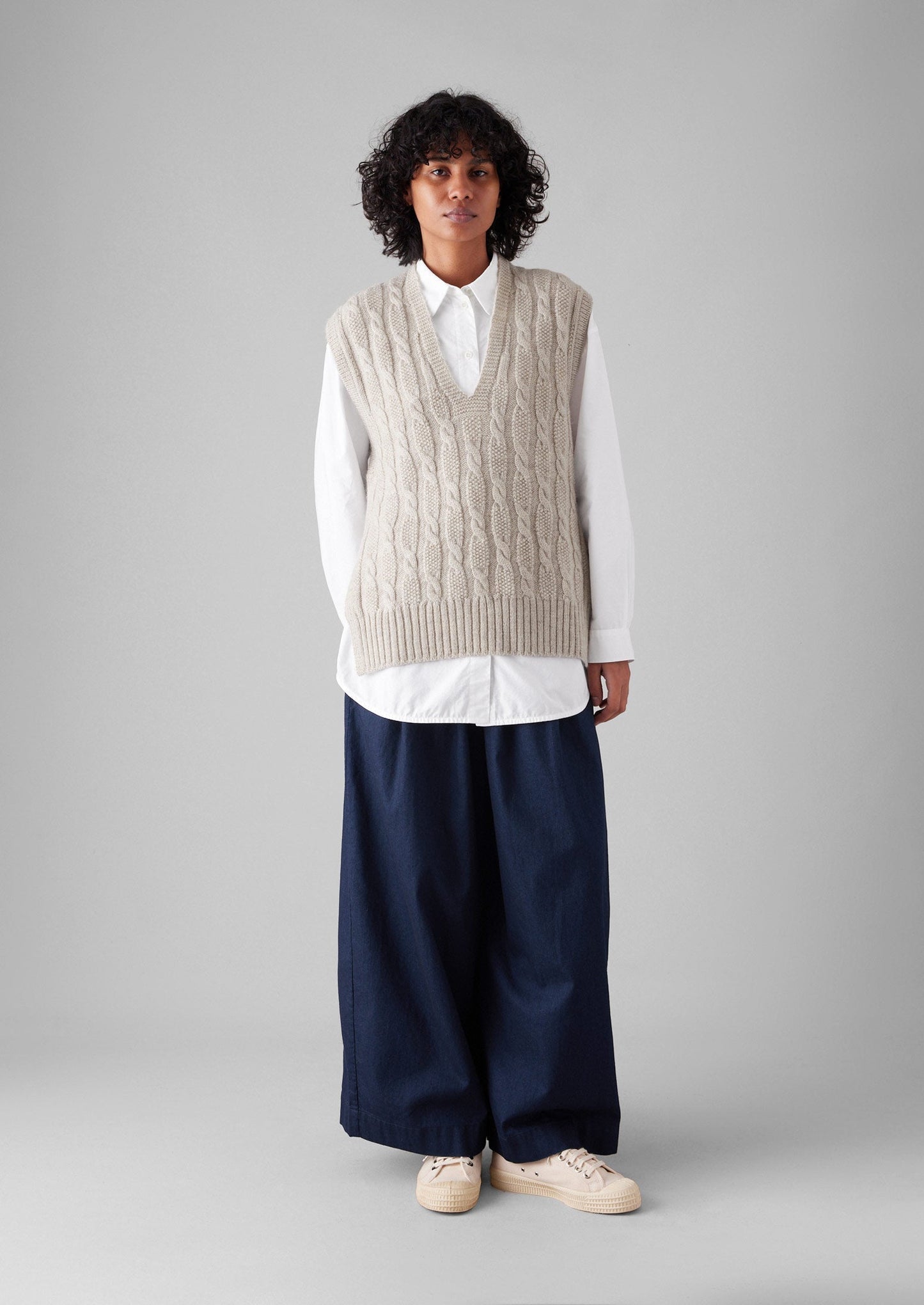 Pantaloni in twill | Indaco
