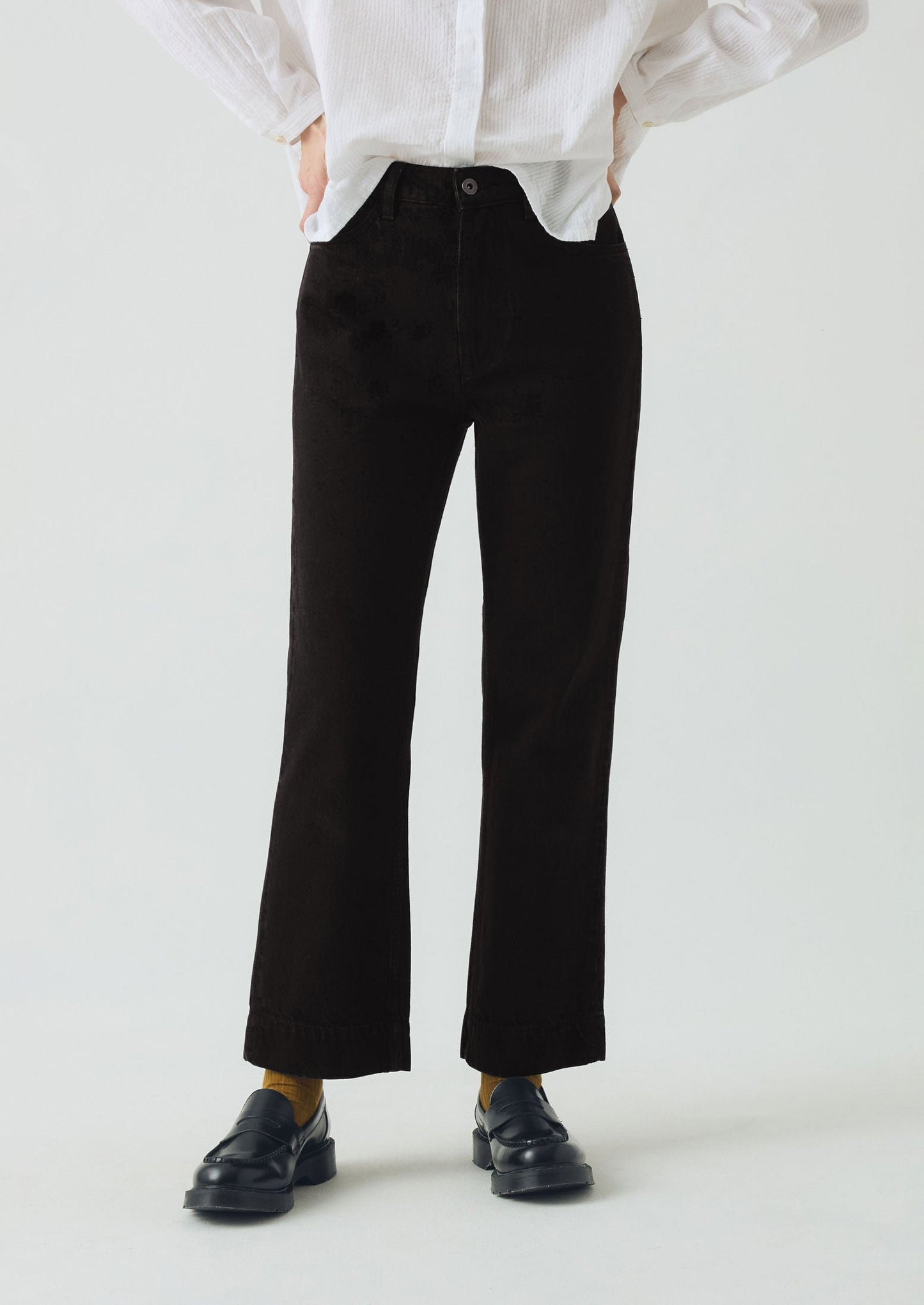 Pantaloni slim in denim | Nero carbone