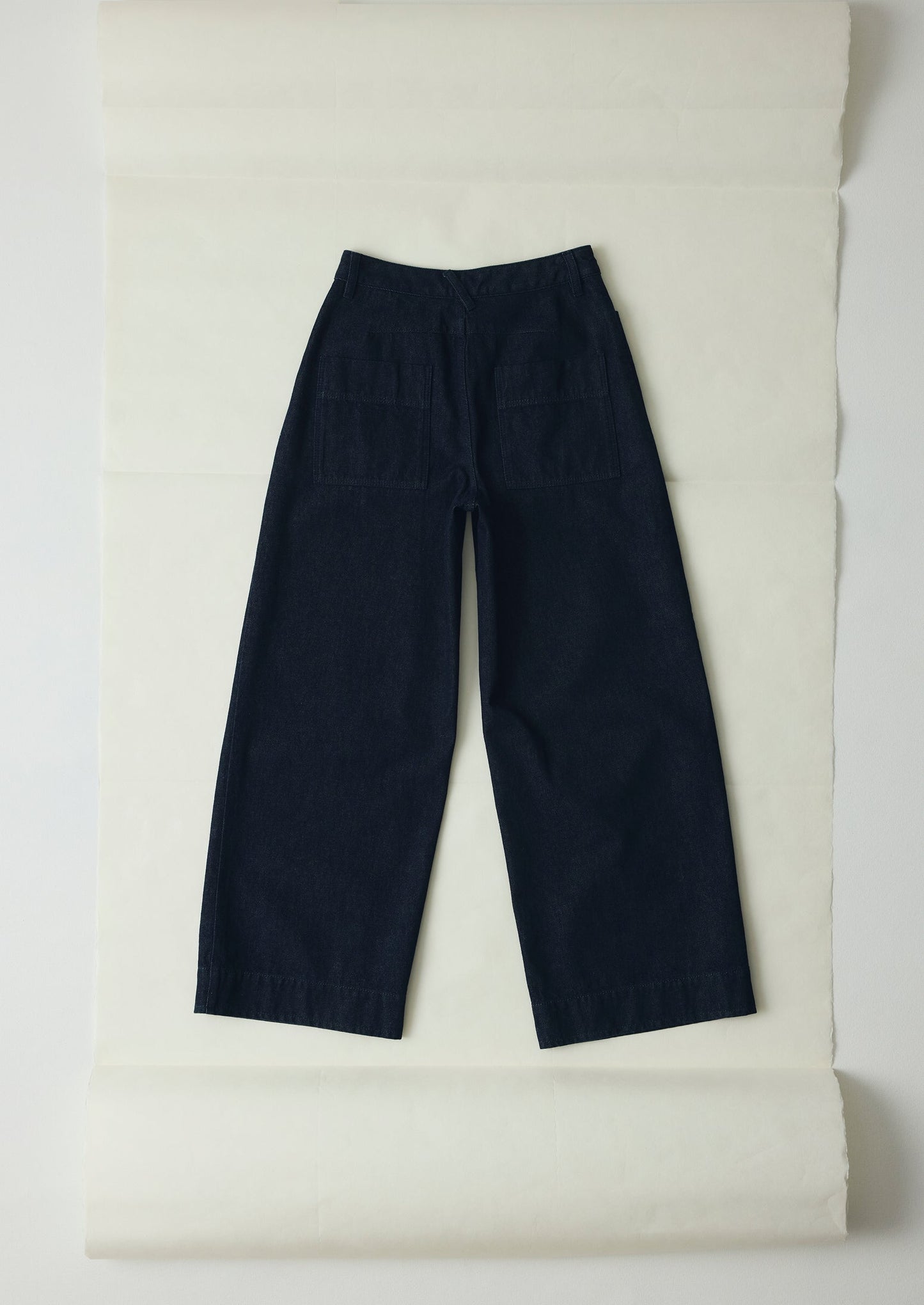 Pantaloni in denim a gamba larga | Indaco