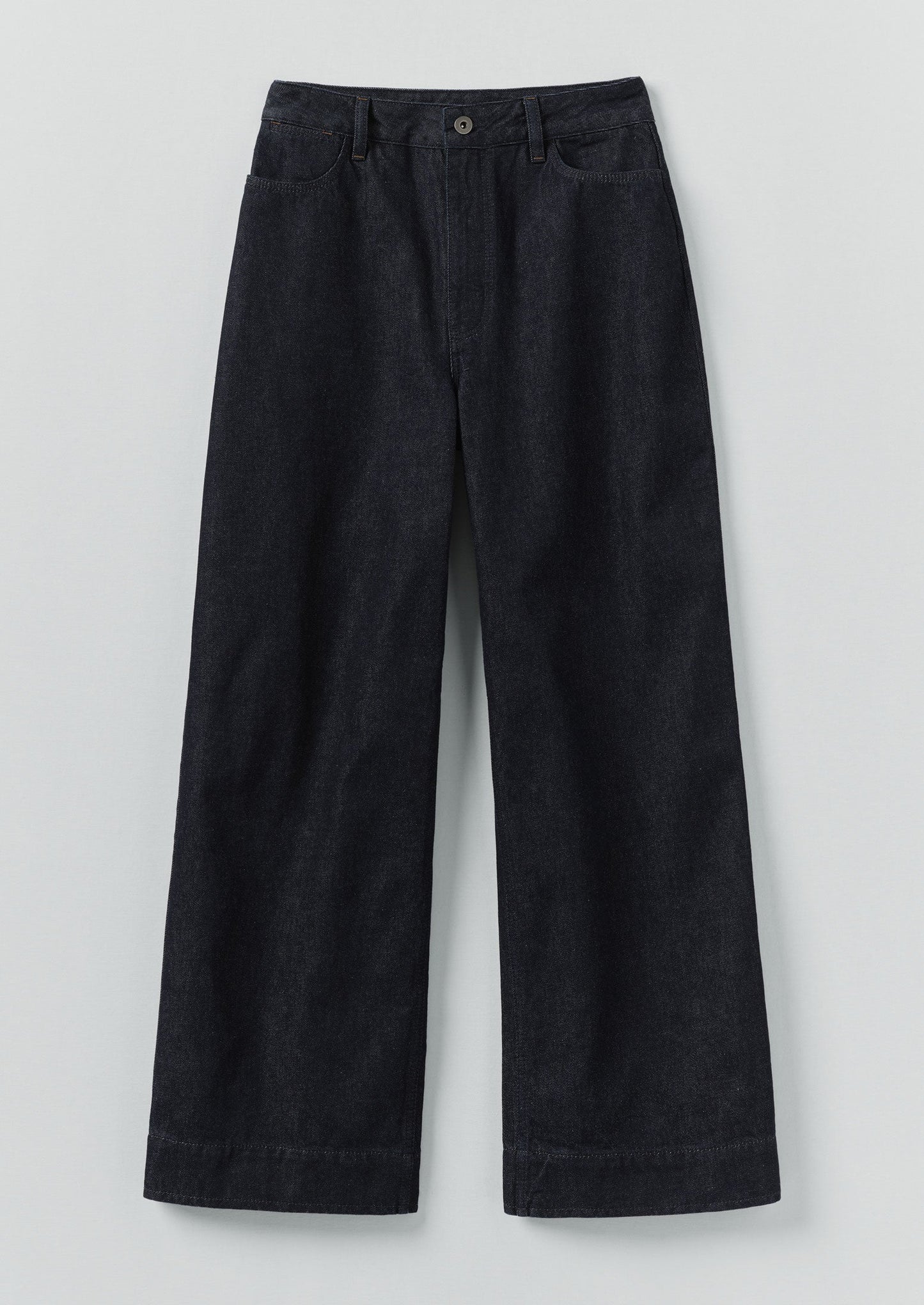 Pantaloni in denim a gamba larga | Indaco