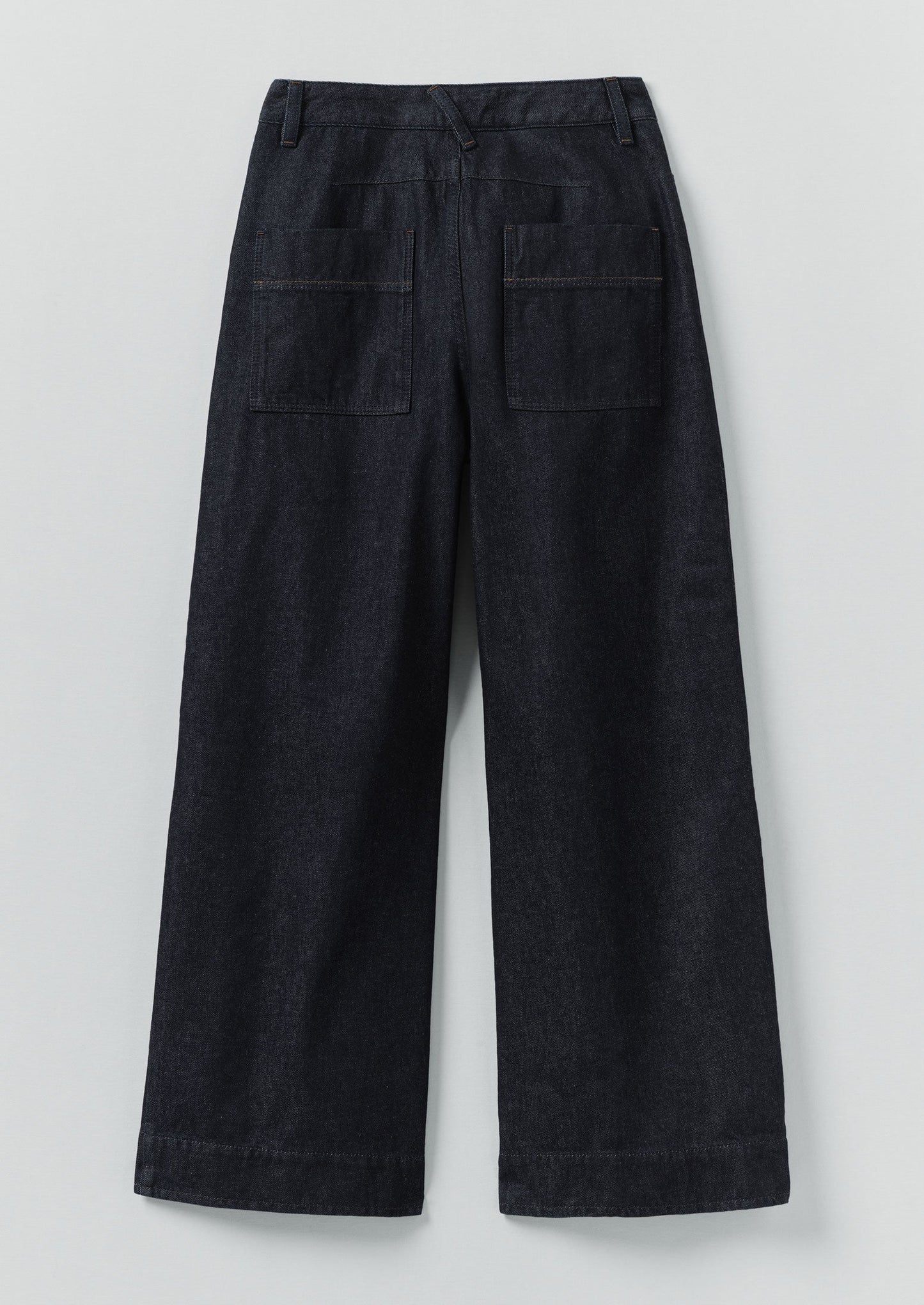 Pantaloni in denim a gamba larga | Indaco
