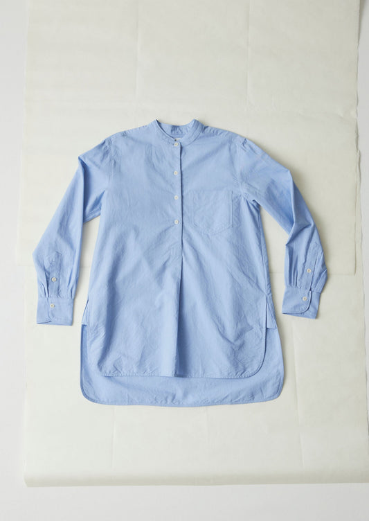 Camicia lunga in cotone Oxford Taro | Chambray