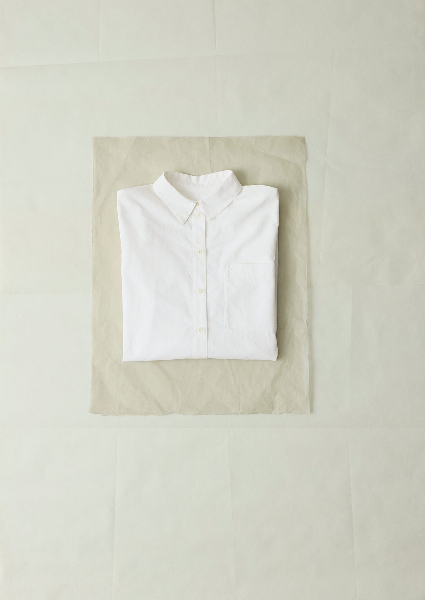 Camicia lunga oversize in cotone Oxford | Bianca