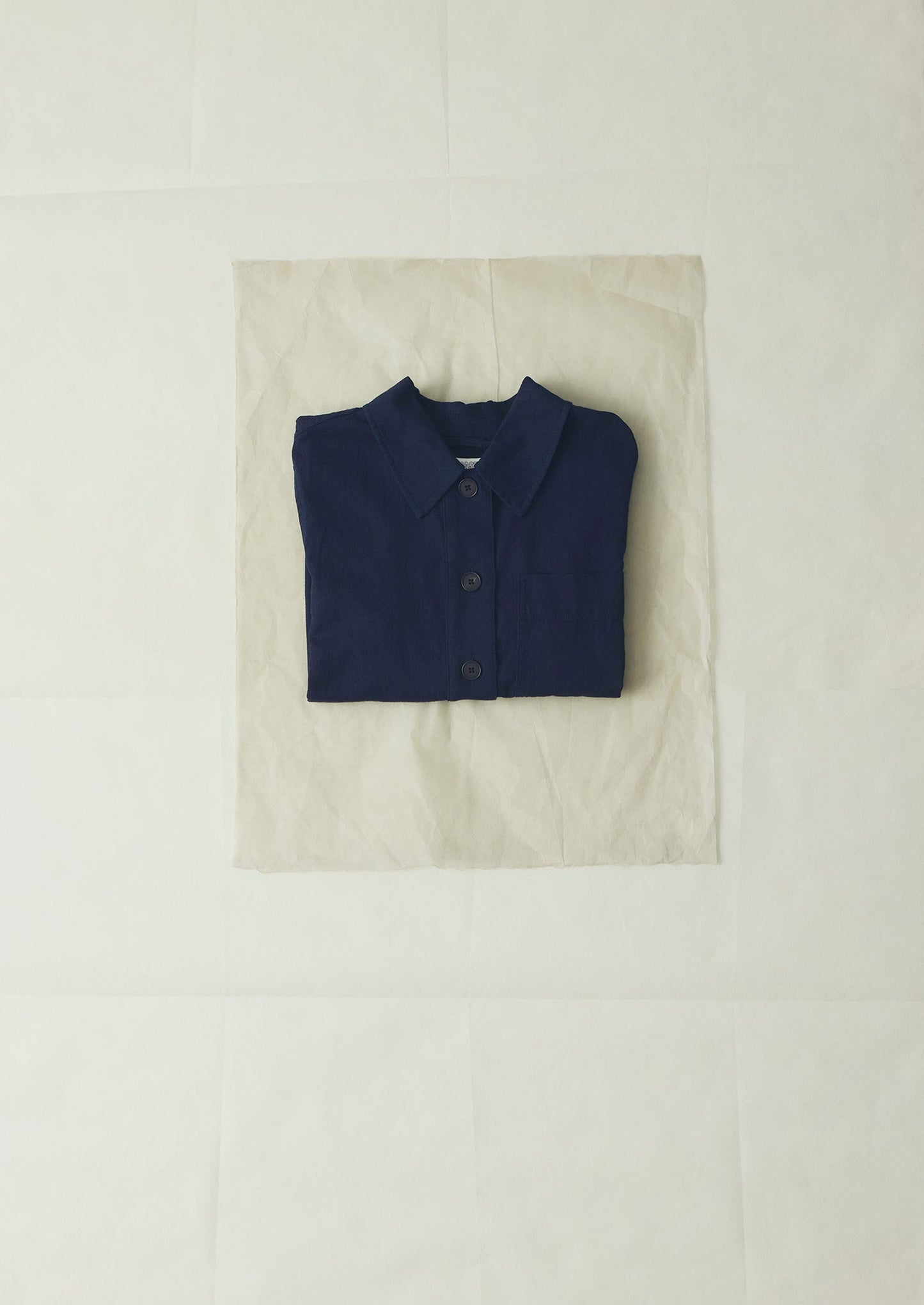 Camicia in twill di cotone indaco Baya | Indaco