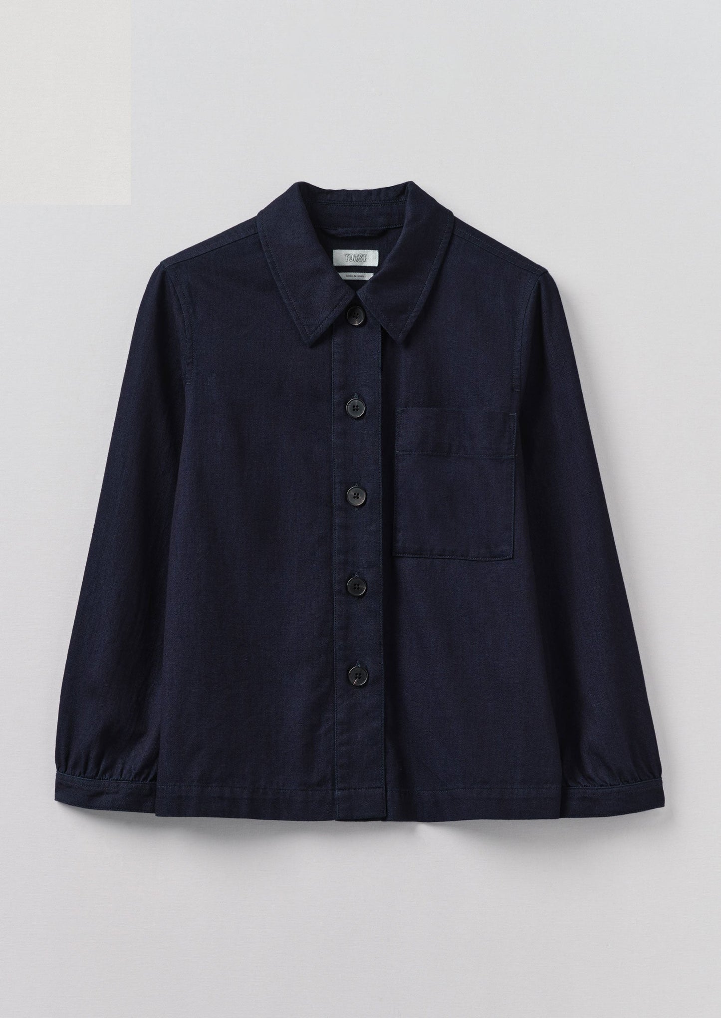 Camicia in twill di cotone indaco Baya | Indaco