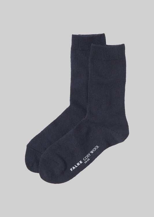 Calzini Falke Cosy Wool | Blu scuro