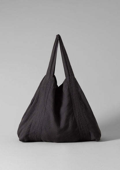 Borsa in lino tinto in capo | Pepe nero