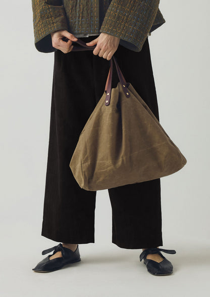 Borsa tote in cotone cerato Kate Sheridan | Sabbia