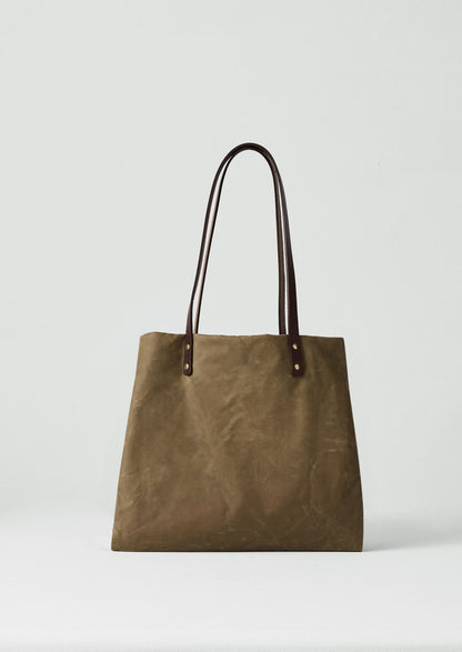 Borsa tote in cotone cerato Kate Sheridan | Sabbia