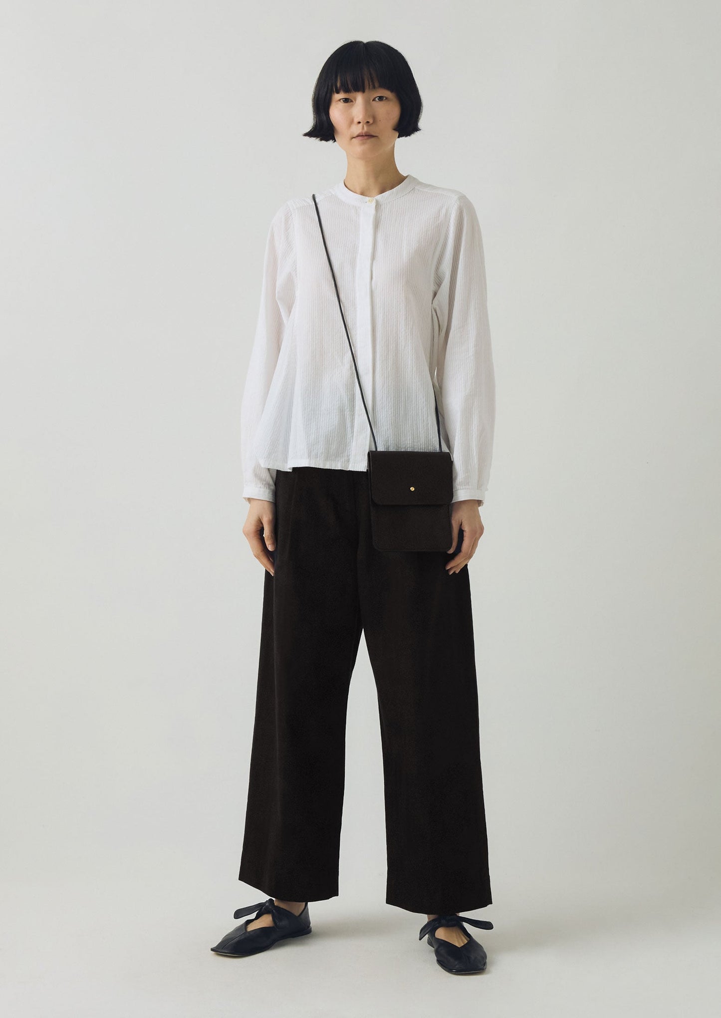 Borsa Erin in pelle di Kate Sheridan | Nero