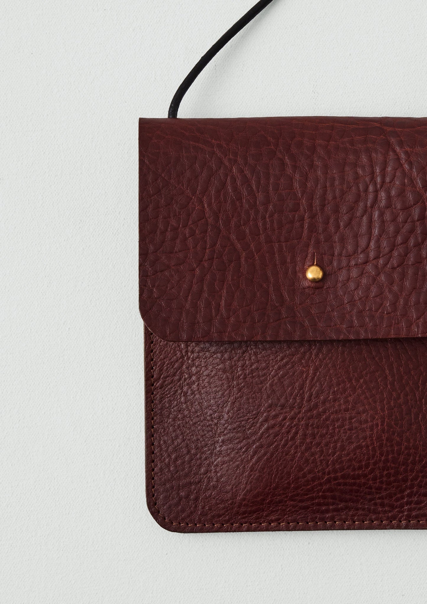 Borsa Erin in pelle di Kate Sheridan | Castagna