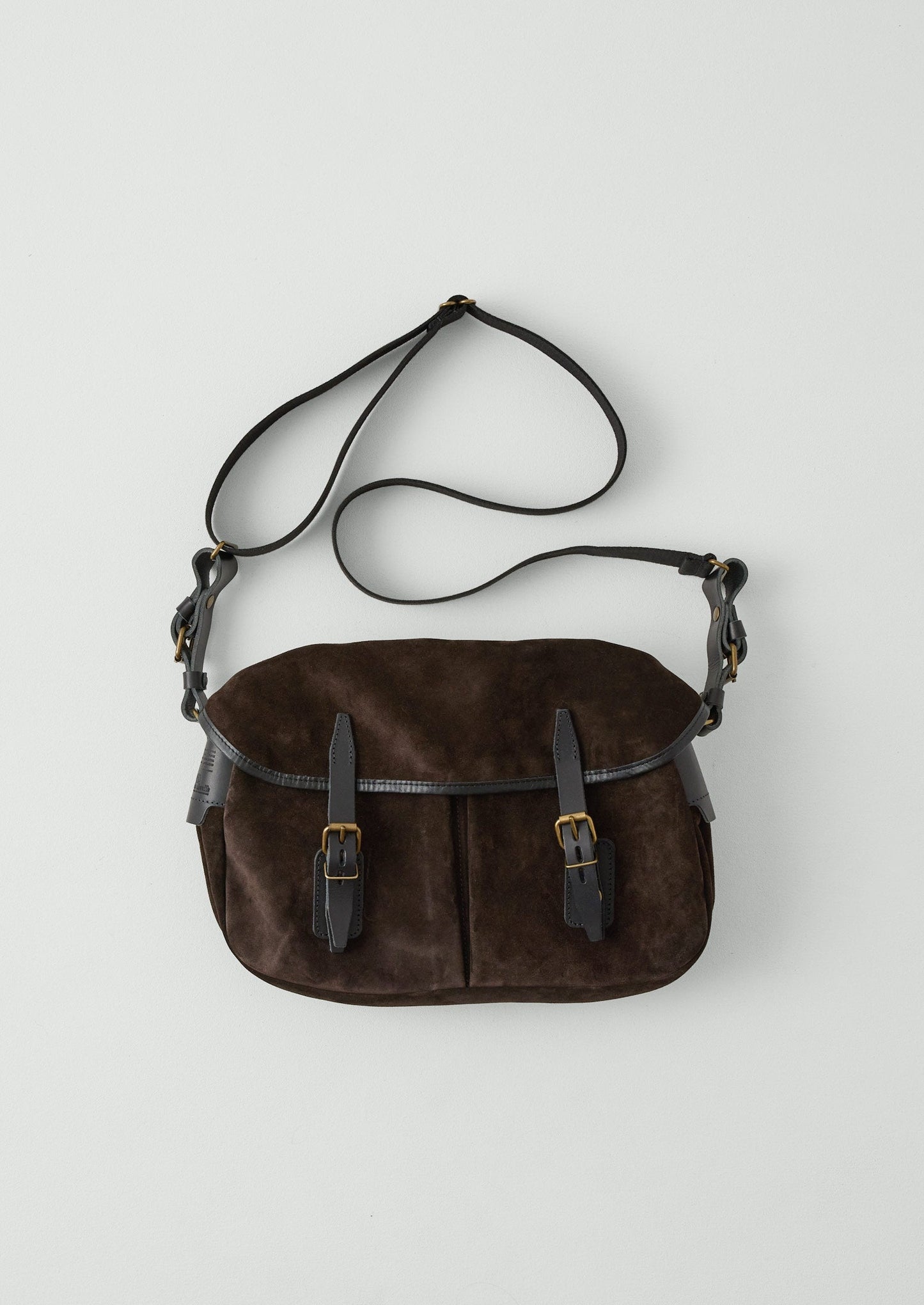 Borsa in pelle scamosciata Musette Bleu De Chauffe | Marrone Marrone
