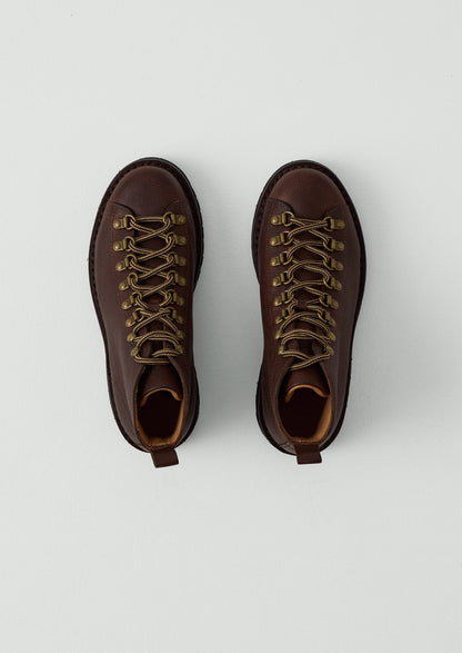 Scarponi da trail in pelle Fracap | Marrone scuro