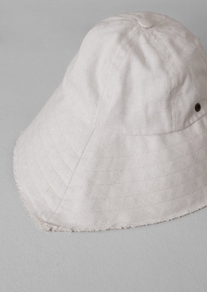 Cappello in canapa di cotone biologico Beton Cire | Ecru