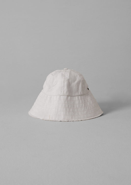 Cappello in canapa di cotone biologico Beton Cire | Ecru