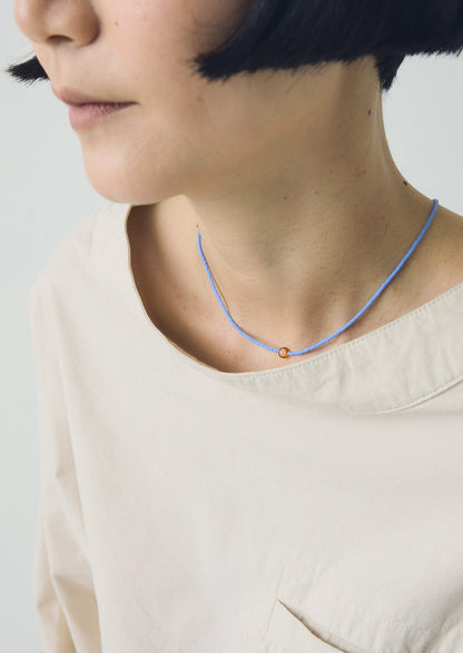 Collana con perline di vetro Helena Rohner | Blu fiordaliso