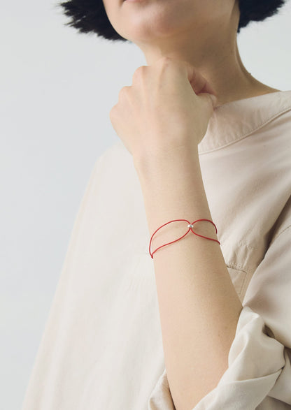 Bracciale con perline in argento Helena Rohner | Pomodoro/Argento