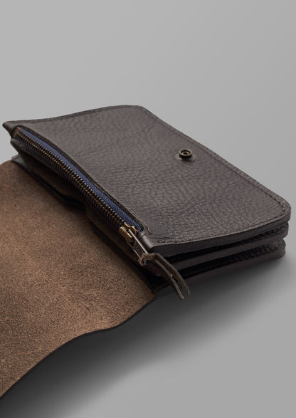 Portafoglio in pelle Bleu De Chauffe | Marrone Marrone