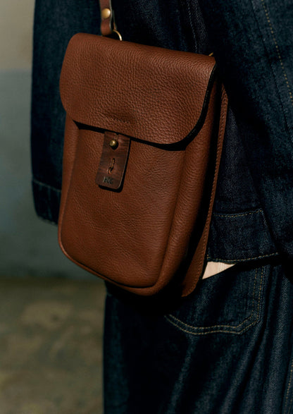 Borsa da lavoro in pelle Bleu De Chauffe | Marrone chiaro