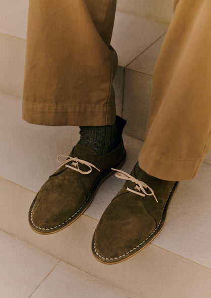 Calzini in lino Decka | Oliva