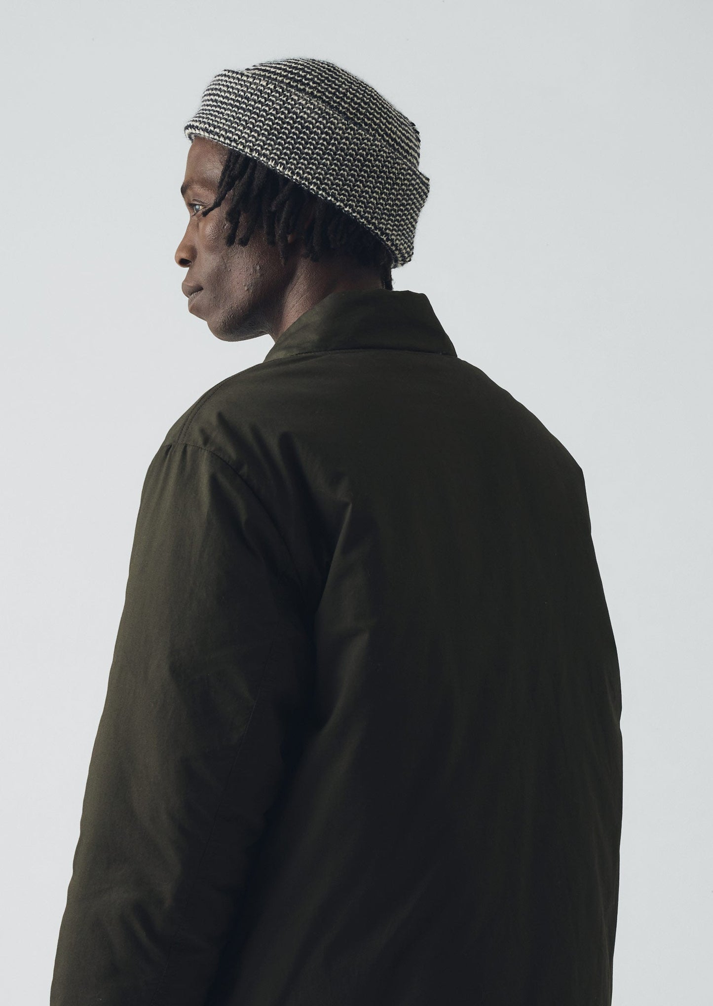 Cappello a righe sottili Heimat Mechanic | Inchiostro/Conchiglia