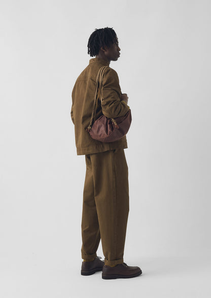 Zaino con fiocco in cotone cerato Kate Sheridan | Castagna