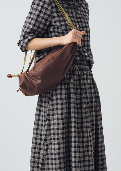 Zaino con fiocco in cotone cerato Kate Sheridan | Castagna