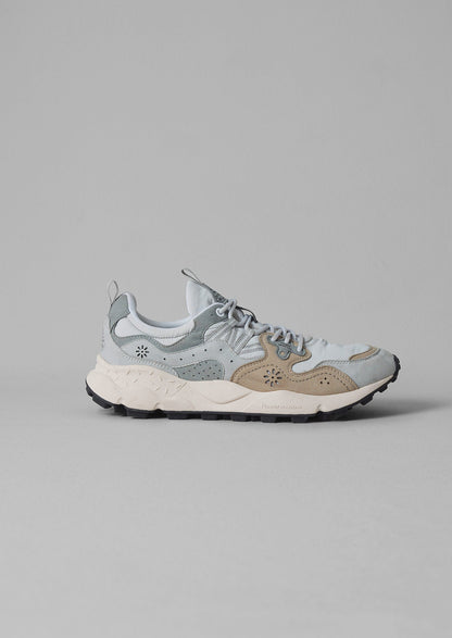 Sneakers Flower Mountain Yamano Kaiso con pannelli | Grigio chiaro