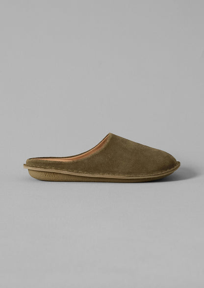 Mules Vibae in pelle scamosciata | Oliva