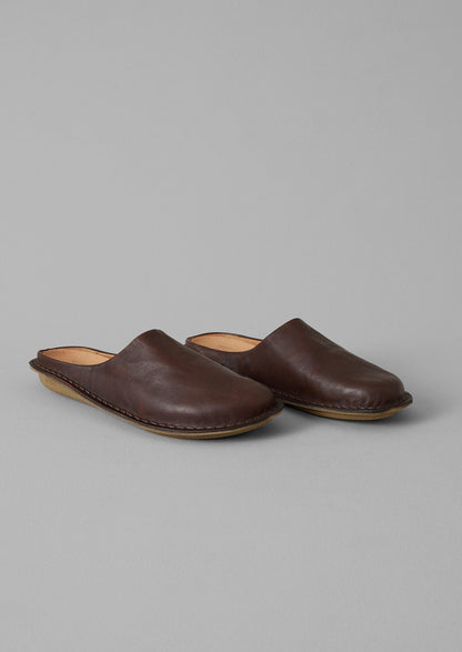 Mules in pelle Vibae | Marrone cacao