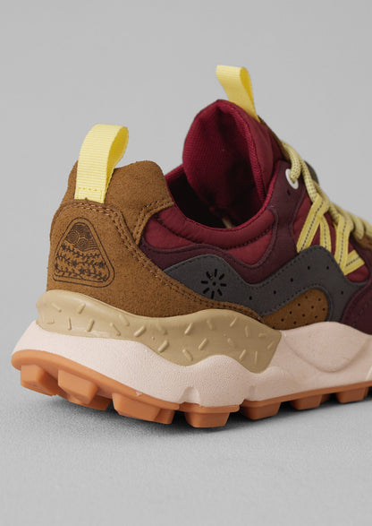 Sneakers con pannelli Flower Mountain Yamano Kaiso | Mattone/Iris