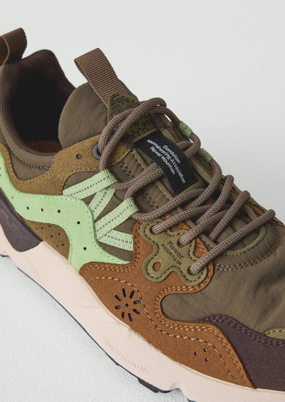 Sneakers Flower Mountain Yamano Kaiso | Verde oliva intenso