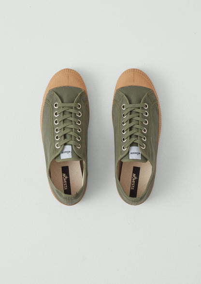 Sneakers in cotone cerato Novesta Star Master | Salvia