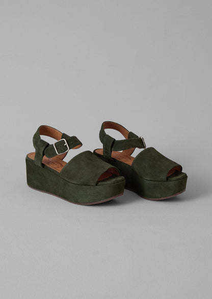 Sandali con plateau in pelle scamosciata Chie Mihara | Fern