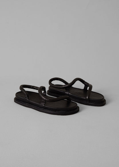 Sandali Trippen ZigZag in pelle | Nero