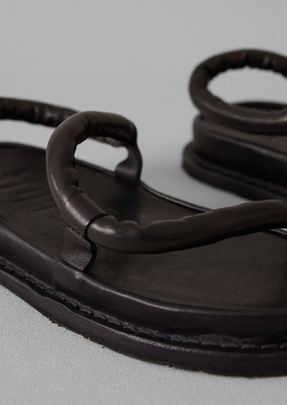 Sandali Trippen ZigZag in pelle | Nero