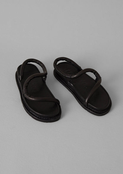 Sandali Trippen ZigZag in pelle | Nero
