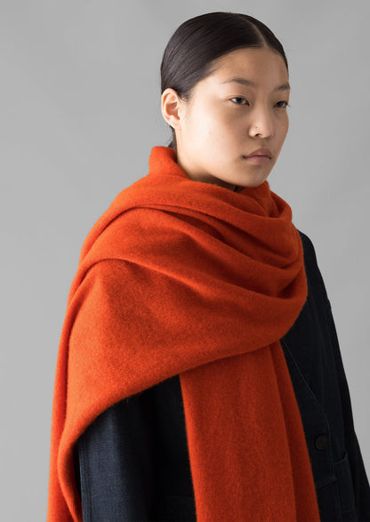 Sciarpa avvolgente in lana e cashmere | Zucca