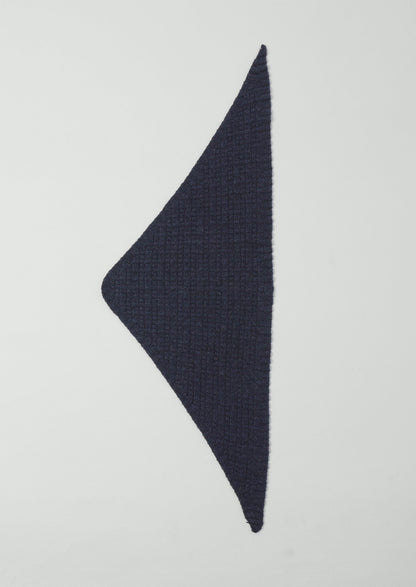 Bandana in lana lavorata a maglia | Indigo Melange
