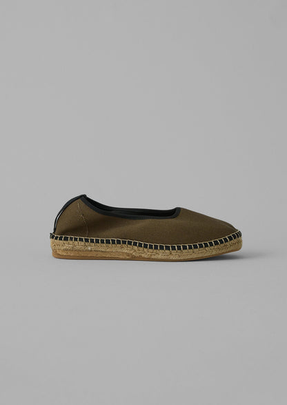 Espadrillas in cotone riciclato Naguisa | Oliva