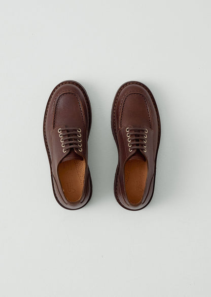 Scarpe da postino in pelle Fracap | Marrone scuro