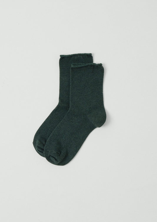 Calzini in cotone e cashmere pregiato | Deep Forest