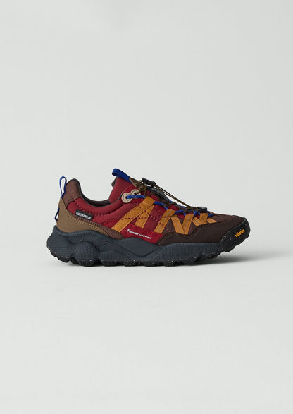 Sneakers Flower Mountain Iwano a 2 pannelli | Rosso bordeaux/rame